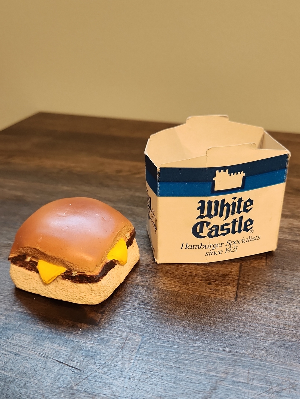 White Castle Burger Slider Collectible Paperweight With Box